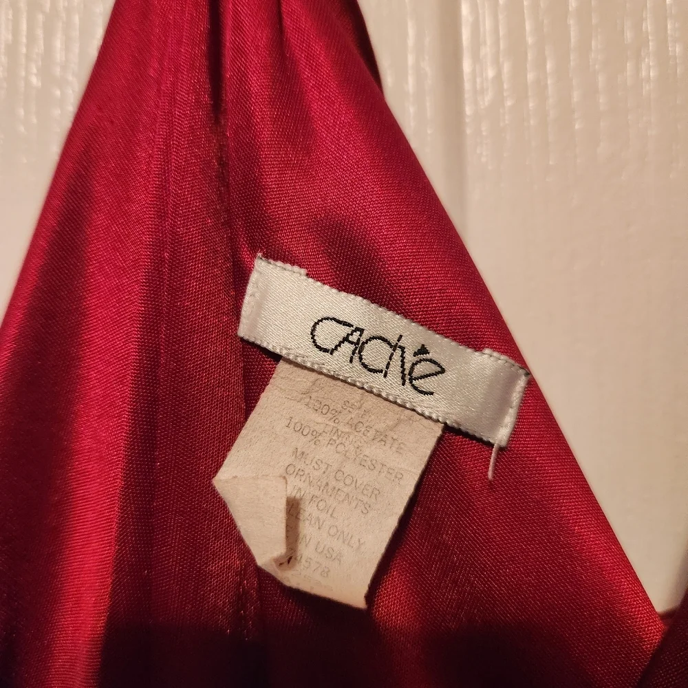 Cache Red Blouse - Picture 5 of 5